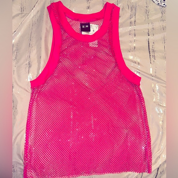 Adidas x IVY PARK Paradise Crystal Mesh Tank Top - Picture 5 of 6